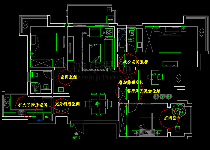 天潤(rùn)城138平方 戶(hù)型