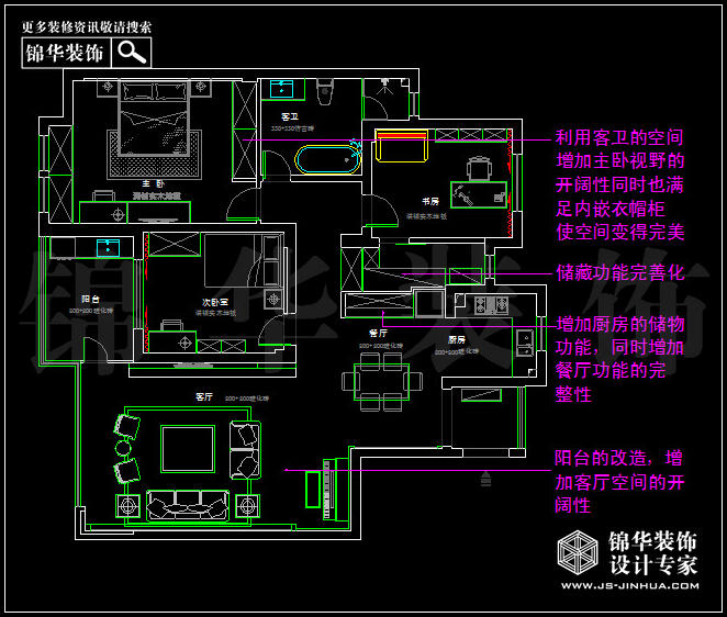 中電頤和家園135平米 戶(hù)型